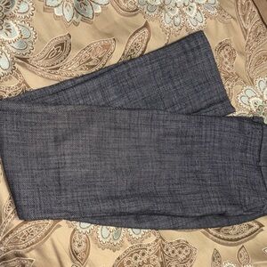 White House Black Market Navy and Gray Slim Pants